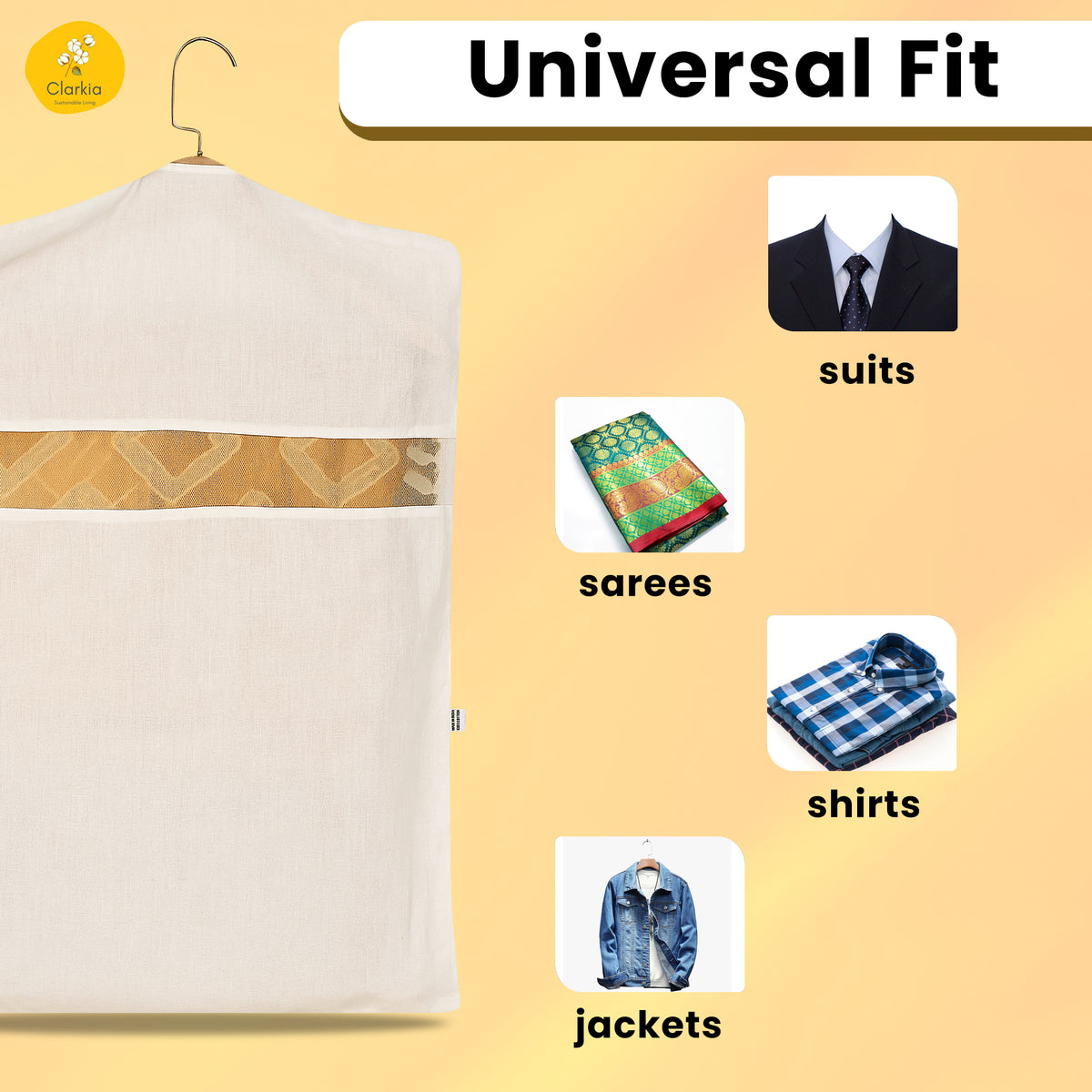 Hanging Saree Cover with Zip