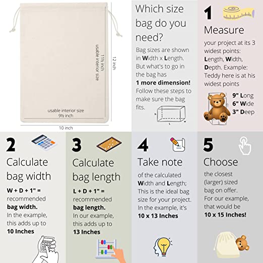 Cotton Drawstring Bag