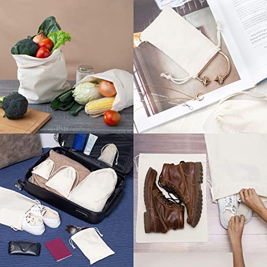 Cotton Drawstring Bag