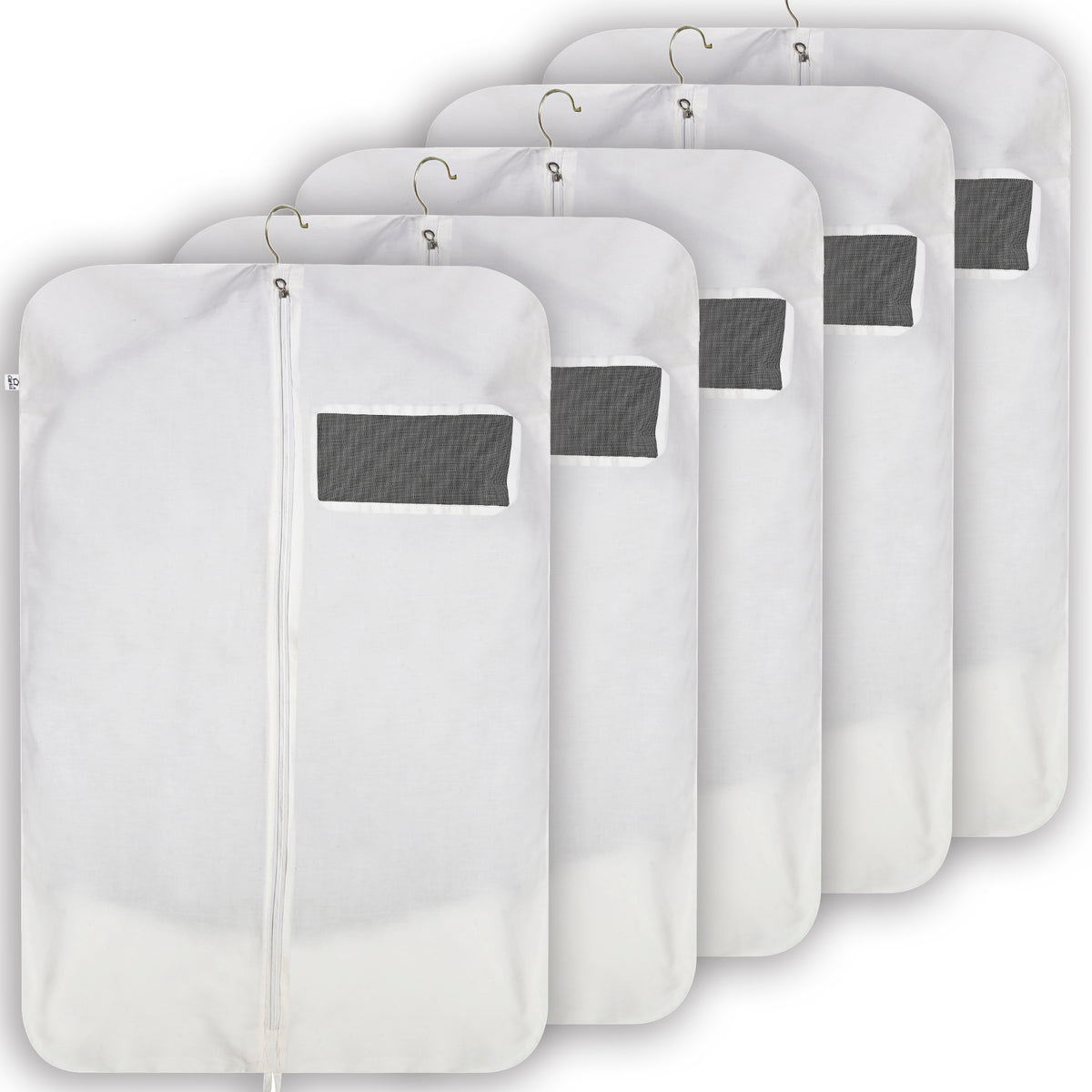Cotton Suit & Coat Cover for Men with Zipper – Dustproof, Breathable Garment Bag for Suit, Blazer & Jacket Storage