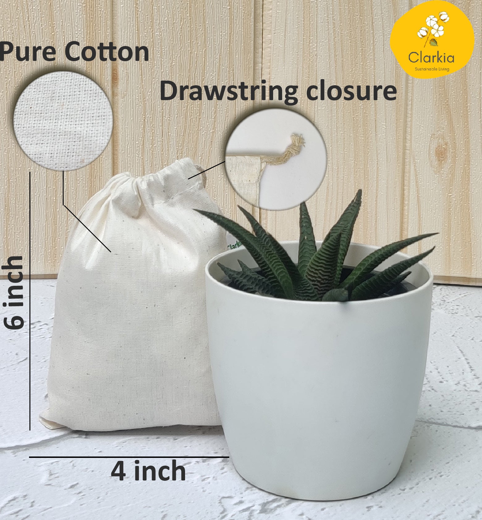 drawstring bag cotton