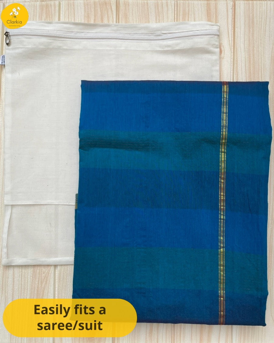 saree cover with zip