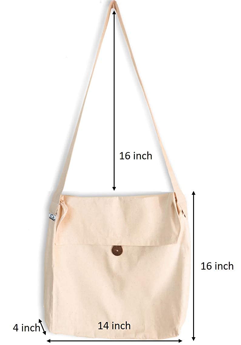 16x14 inch tote bag with shoulder strap