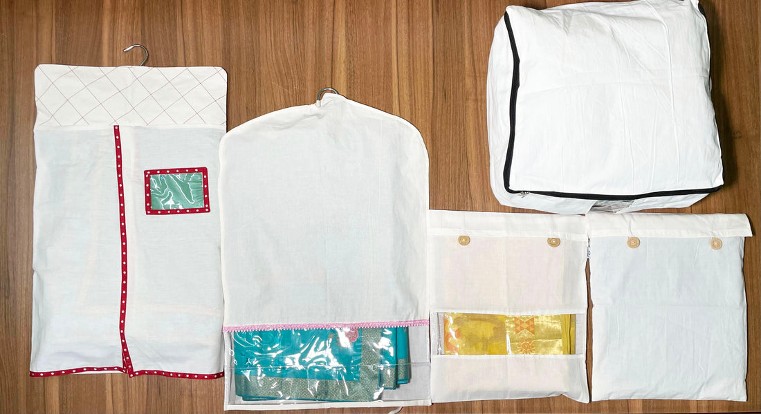 Cotton saree Bags