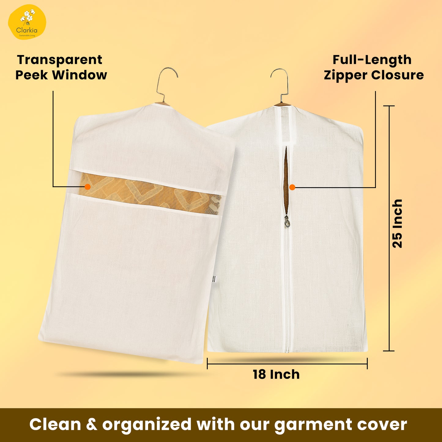 Hanging Saree Cover with Zip