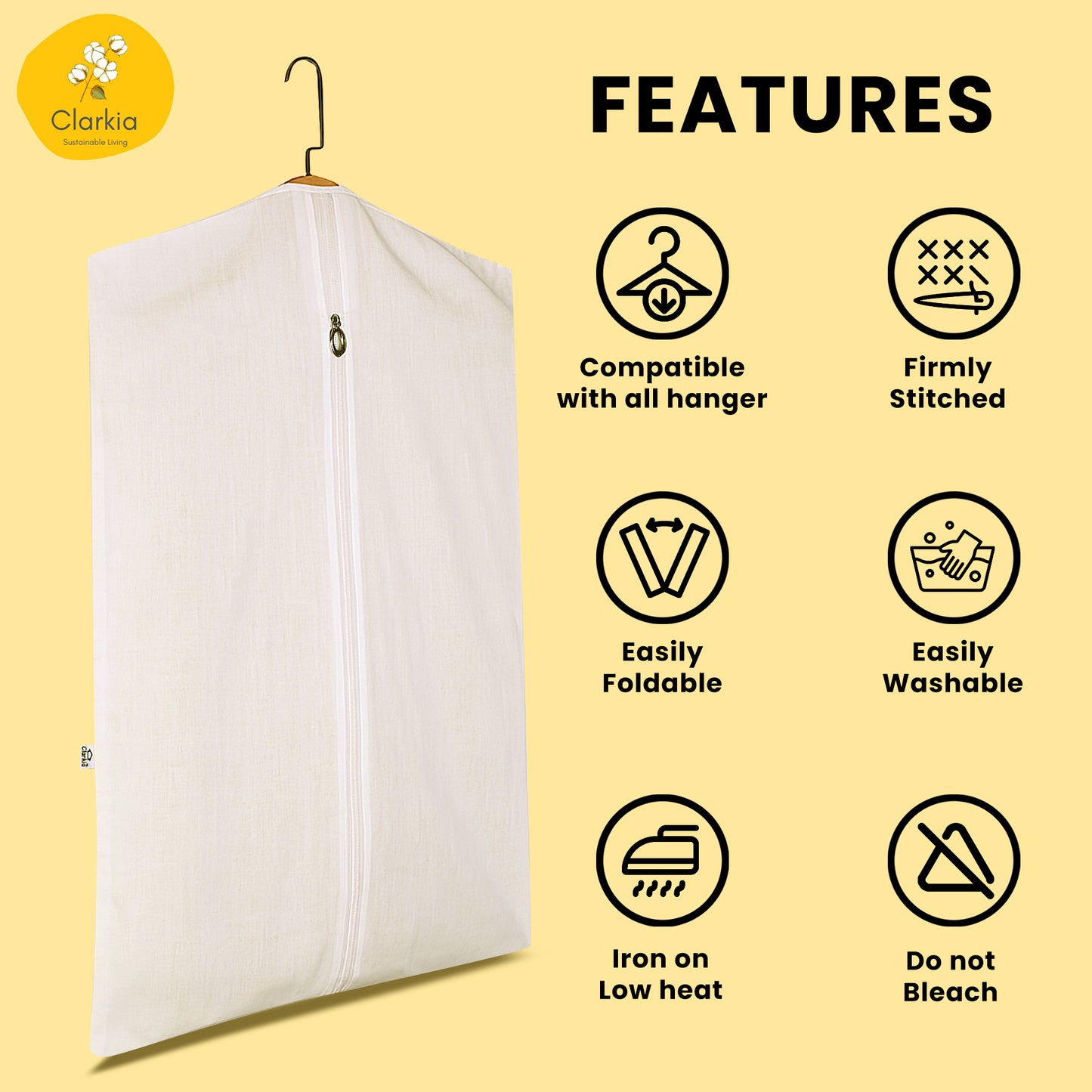 Hanging Saree Cover with Zip