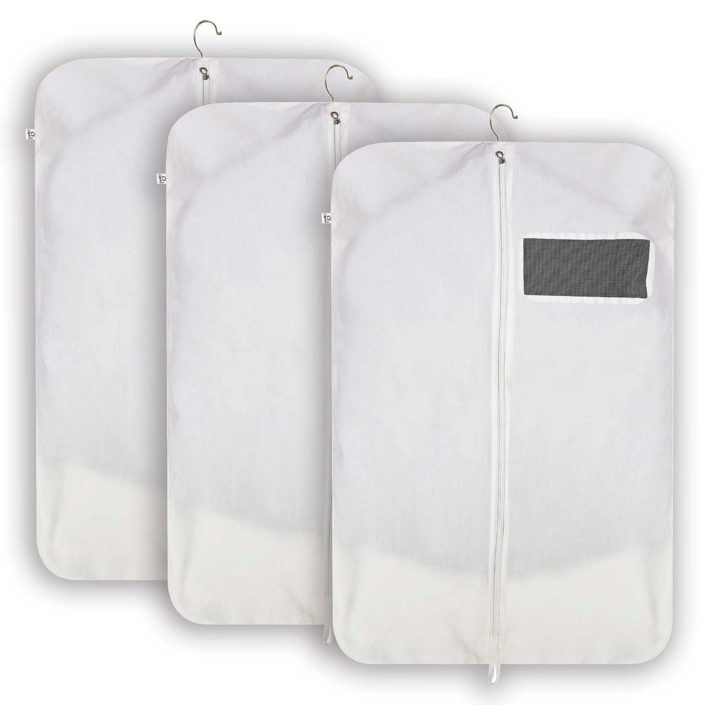 Cotton Suit & Coat Cover for Men with Zipper – Dustproof, Breathable Garment Bag for Suit, Blazer & Jacket Storage