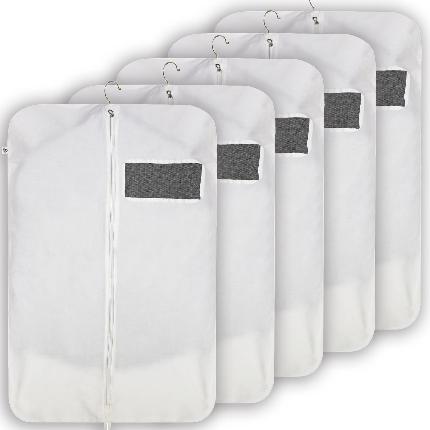 Cotton Suit & Coat Cover for Men with Zipper – Dustproof, Breathable Garment Bag for Suit, Blazer & Jacket Storage