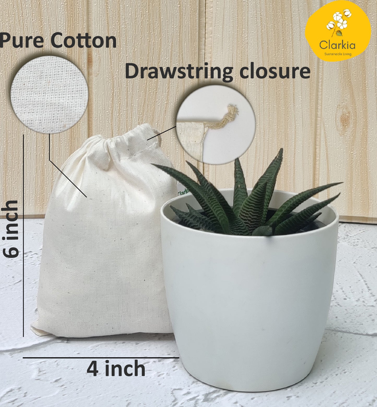 drawstring bag cotton