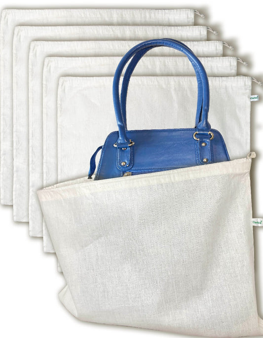 Dust Bags for leather handbag storage