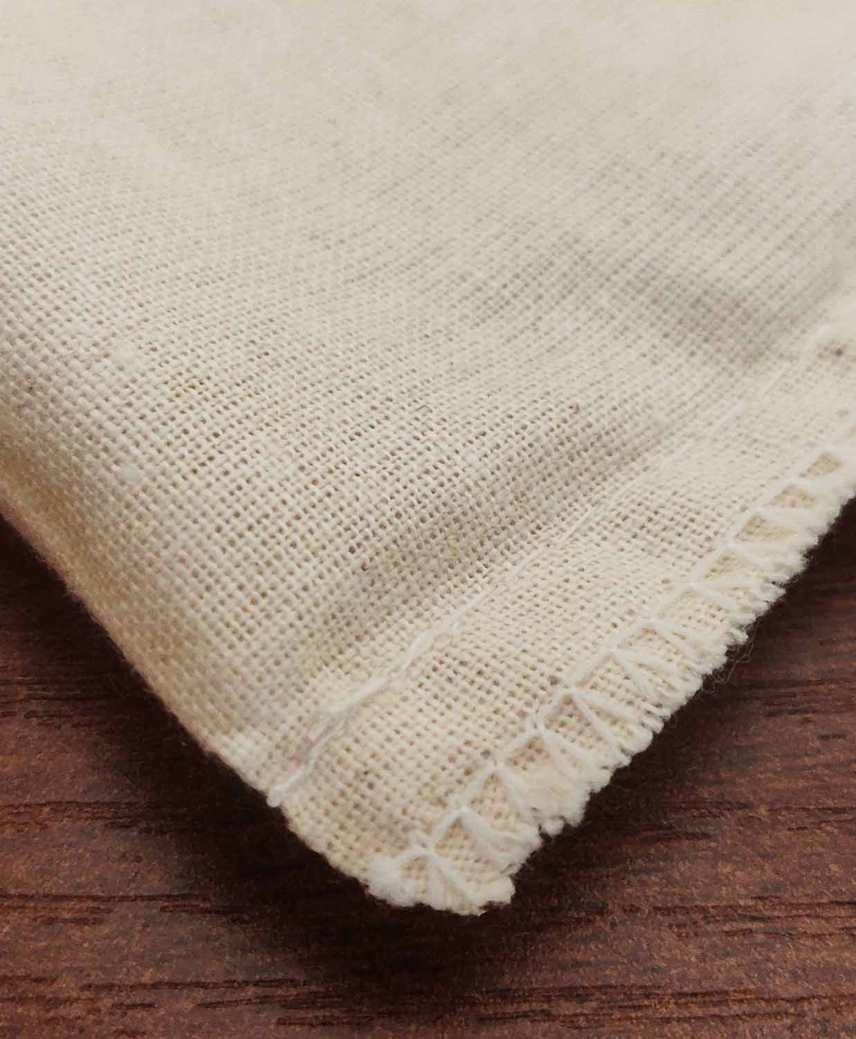 Pure cotton muslin drawstring straining bags