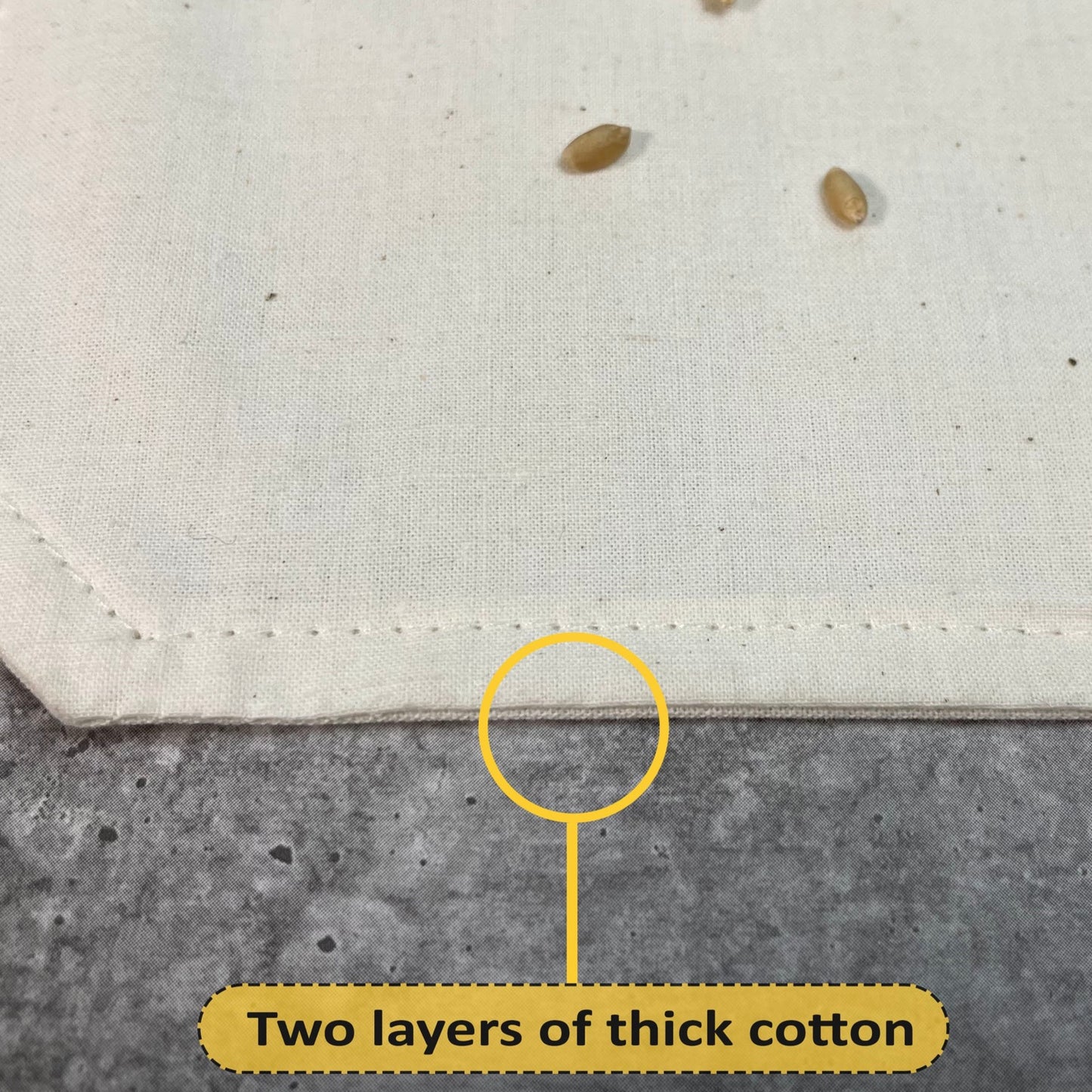 Cotton Roti Wrap Cloth with Flaps (Set of 2)